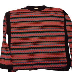 Vintage St. Michael Multicolor Patterned Women's Sweater